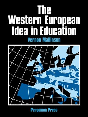 cover image of The Western European Idea in Education